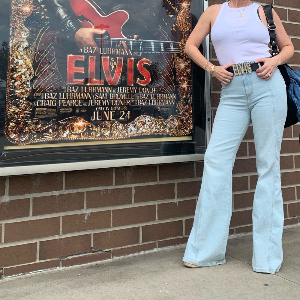 Free People Florence High Rise Flared Leg Stretch Denim Jeans, Womens Size 6 - Picture 3 of 14